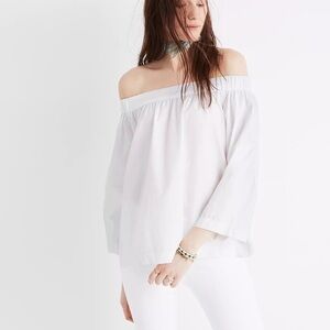 MADEWELL Clean Off-the-Shoulder Top